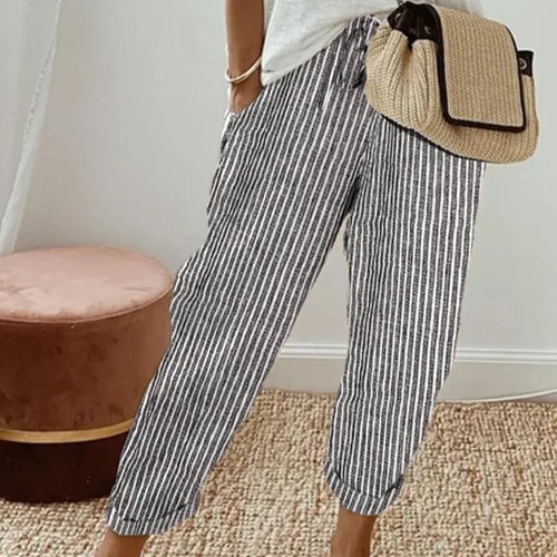 Damen gestreift lange - damen, hosen