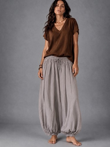 Damen ballonhose haremshose - damen,