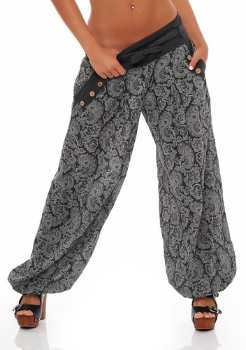 Damen pumphose mit - damen, orient