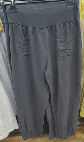 Italy hose damen leinenhose - italy,